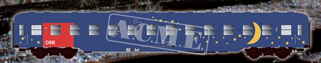ACME 52297 - H0 - Schlafwagen IC Nat Tog, DSB, Ep. V